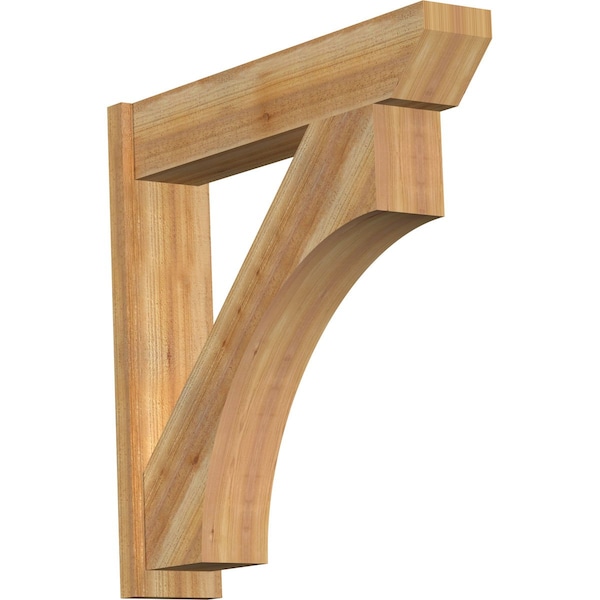 Ekena Millwork Westlake Slat Rough Sawn Outlooker, Western Red Cedar, 8"W x 38"D x 38"H OUT08X38X38WTL06RWR - main